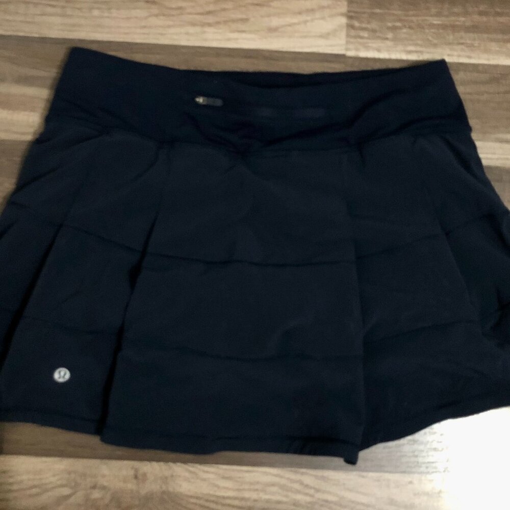 Lululemon Pace Rival Mid-Rise Skirt Long Blue